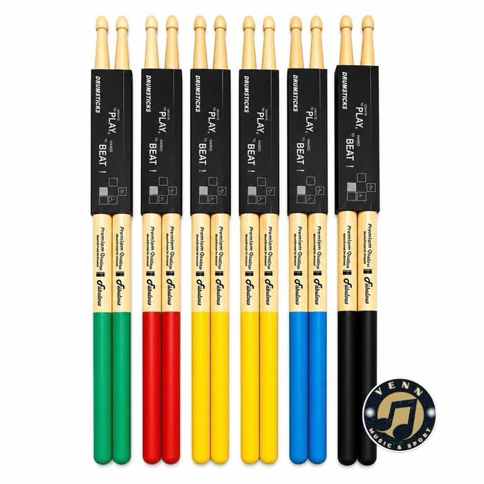 Gambar STIK DRUM WARNA IMPORT - Hitam dari VENN MS Kota Tangerang Tokopedia