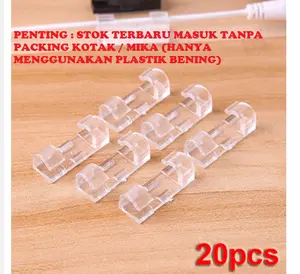 Klip Kabel Cable Clip Cable Organizer Isi 20 pcs