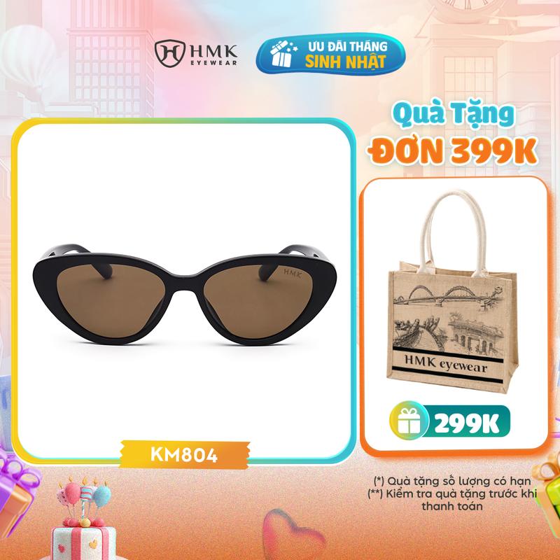 Kính Mát HMK Eyewear Tròng Phân Cực Chống Tia UV Hạn Chế Chói Lóa Dáng Mắt Mèo Cá Tính Trendy Thời Trang - KM804