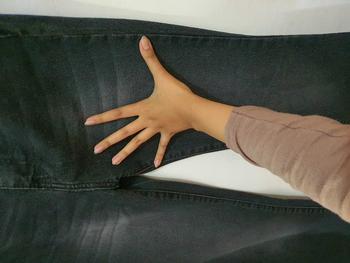 Product Review of ORE - CZ 930 Size 27-34 - Highwaist Strecht Cutbray Jeans Vintage Black Washed Slim-fitting Celana Kaki from c** 2