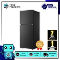 Gambar KULKAS 2 PINTU AQUA AQR-DTM245CBP TURBO COOLING LOW WATT dari tokoprogress Kab. Bogor 1 Tokopedia