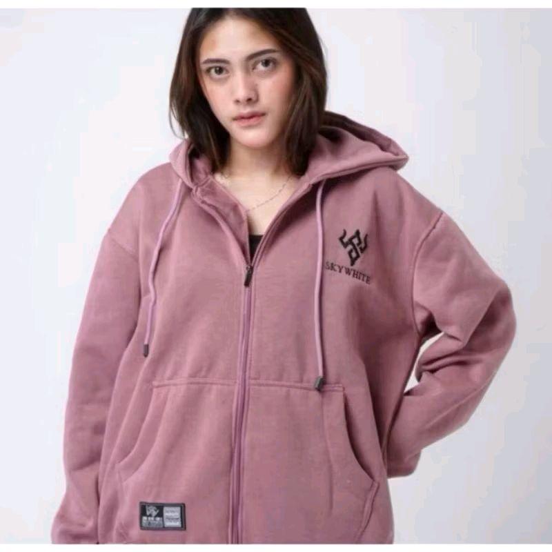 JAKET CWE HOODIE SWEATER ZIPPER RESLETING,  BAHAN TEBAL GRAMASI 280. 3