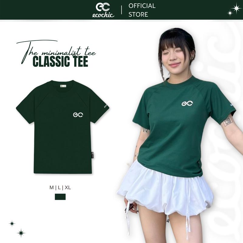 Áo Phông Classic ECOCHIC SLITHER TSHIRT Local Brand Chính Hãng Unisex Form Classic Premium Cotton 100% B137