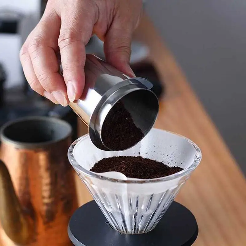 One Two Cups Dosing Cup Portafilter Espresso Machine Stainless 58mm - YXA046 4