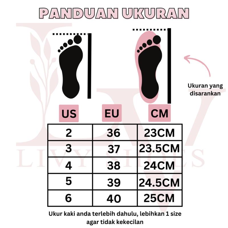 FREE BOX LIVY Sepatu Sneakers Wanita Lexy Warna RoseGold Premium Shoes New 8