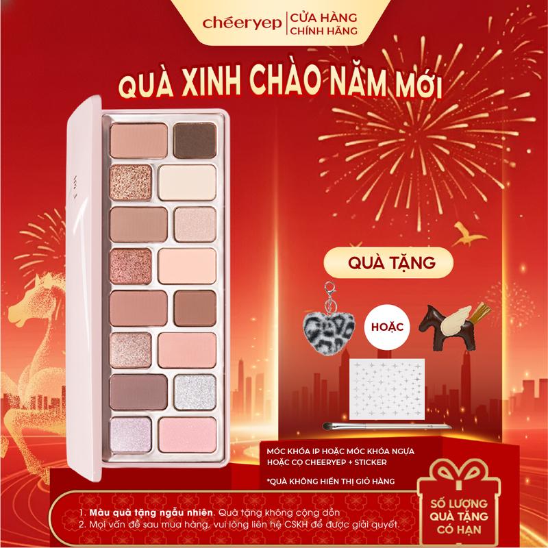   CHÉERYEP OFFICIAL  Bảng Phấn Mắt 16 Ô Lên Màu Chuẩn Đa Dạng Phong Cách Makeup Thường Ngày Và Makeup Chuyên Nghiệp 