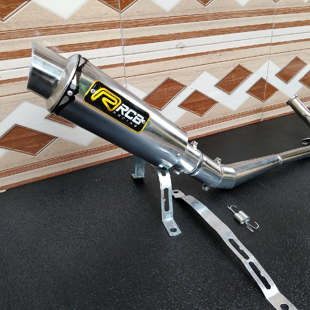 Knalpot Racing RCB Matic Beat fi Beat karbu Beat pop Beat street Vario CBS Vario 110 vario 125 vario 150 Mio M3 Mio Z Mio sporty Mio S Mio soul Mio J Mio Smile Soul GT Fino fi Genio fi Mesin