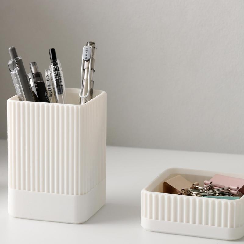 Product Introduction of Desk Organizer Set, 3 Counts/set Pen Holder & Paper Clip Storage & Sticky Note Holder, Desktop Storage Box for Office Home School 6