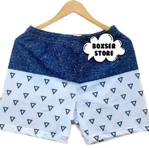 PAKET 5 BOXER CELANA BOXER CELANA PENDEK PRIA WANITA CELANA KOLOR Katun 30s Boxer Motif Nyaman Dewasa Cowok Fit Combed Panjang Pantai Santai Tidur Shorts Distro Hitam Kotak