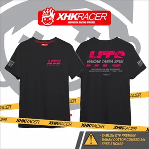 T-Shirt HTS Harian Tanpa Spek By XHK RACER Apparel Cotton Combed 24s FREE STICKER Unisex Bisa COD