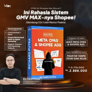 Paket VIP Buku Master Met* CP*S & Sh*pe* Ads - Bikin Lo Jadi Profesional dalam 30 Hari!
