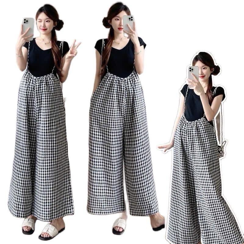 SÉT SUÔNG ( bầu hay không bầu đều mặc được) thiết kế QUẦN YẾM ĐŨI NHĂN NHẬT dây quần điều chỉnh lên xuống tiện lợi KÈM ÁO TĂM mềm mại sang chảnh độc lạ SQ HAI Đầm Bầu