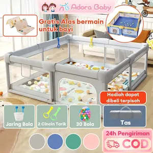 Ready✅Pagar Bayi Bermain Mandi Bola Anak Pembatas Kasur Pagar Bayi Pagar Mainan Anak Playground Anak