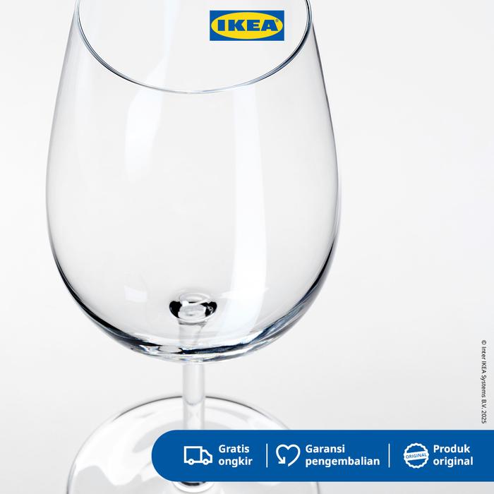 Gambar IKEA STORSINT Gelas Kaca Bening untuk Wine 49cl Set Isi 6pcs Kristal Minuman dari IKEA Indonesia Kota Administrasi Jakarta Timur Tokopedia