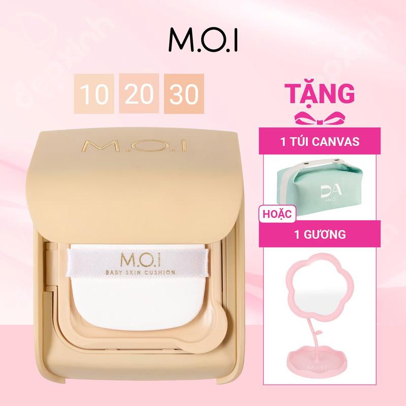   TẶNG QUÀ  Phấn nước M.O.I New Look Baby Skin Cushion SPF 50+ PA+++ 12g 