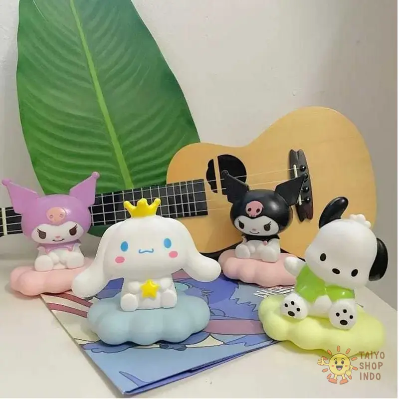 TAIYO Boneka Lampu Sanrio Awan LED Dekorasi Kamar Tidur Figure Karakter 6