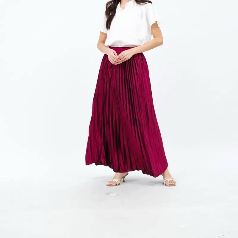 Rok plisket bludru premium / velvet skirt flare 5