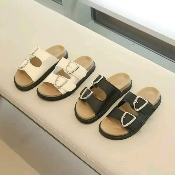 V991 - Sandal Double Strap Fashion Wanita yang super nyaman dipakai