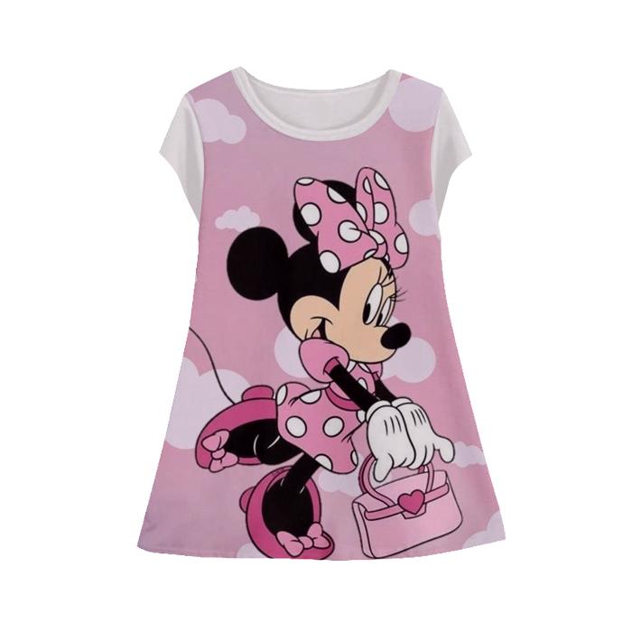 Dress Anak Minnie Mouse Tunik-MiniMouse-5-designWD - Gudang Dress 3D 0