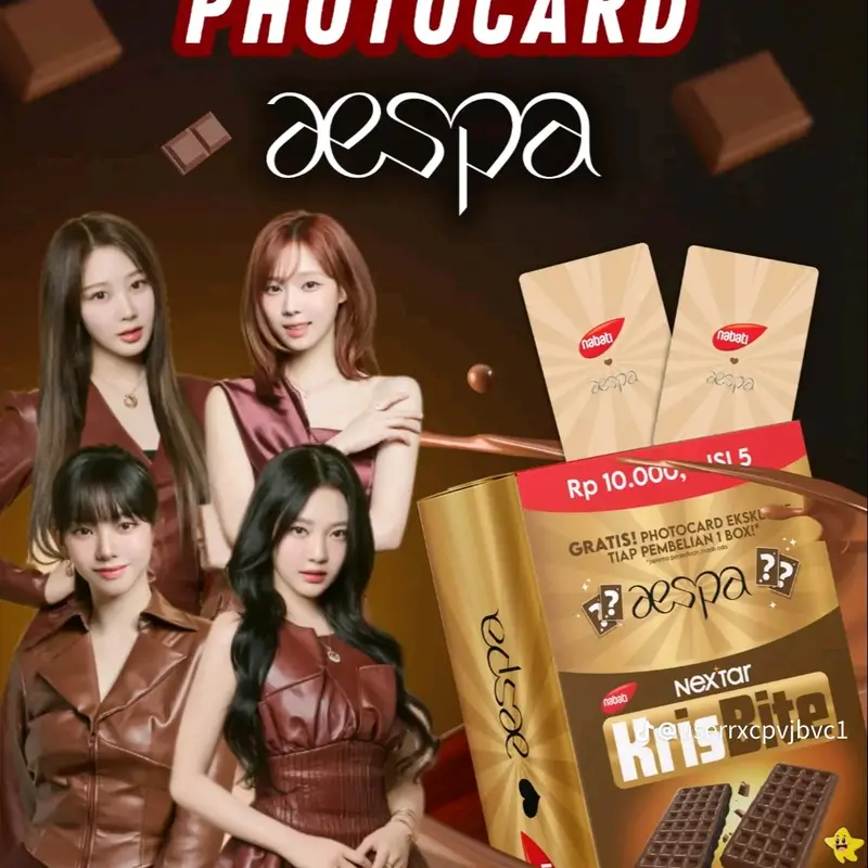 Nabati Nextar Krisbite x Aespa •PACK• (free photocard exclusive Aespa) 1
