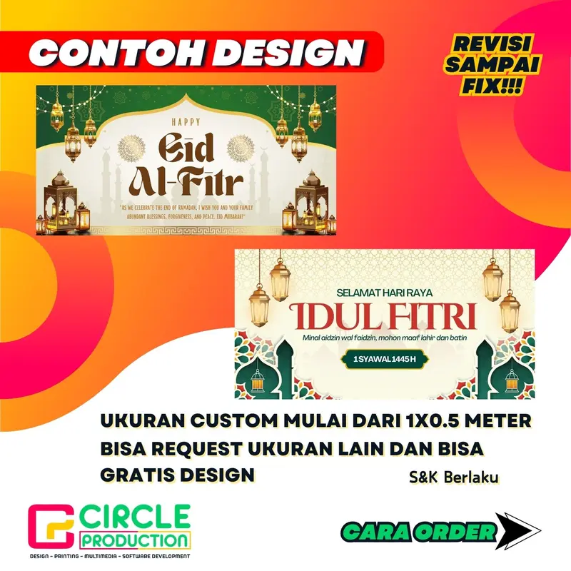 BANNER SPANDUK BUAT JUALAN BAHAN FLEXY 280 | COCOK UNTUK UMKM DAN USAHA LAINNYA BISA CUSTOM DESIGN 3