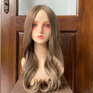 Full Wig Lace Mono Silvy Weavy Hair Panjang 70 CM Warna Hitam, Brown Coffee, Dark Brown, Light Brown Dengan Synthetic Fiber Impor Premium rambut