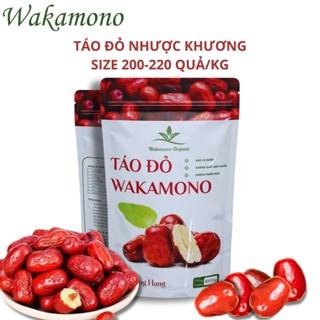 Táo Đỏ Nhược Khương Tân Cương thương hiệu Wakamono khô tự nhiên size 200-220 quả 1KG mềm ruột vàng hạt nhỏ đã rửa sạch ăn ngay Food ăn vặt Thức Ăn