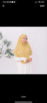 Product Review of (Xora) Mazaya Hijab Malay Size L - Hijab Lolly Kerudung Wanita Muslim Syari Instan Daily Malay Non Pad from M**i 1