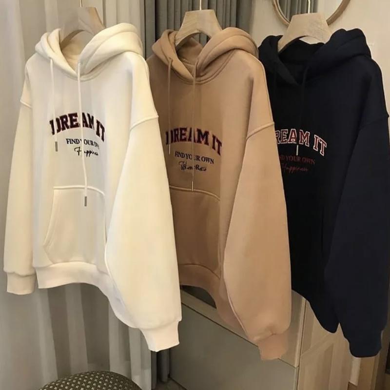 SWEATER HOODIE DREAM IT UNISEX SABLON DTF    Distro Fleece Digital 1