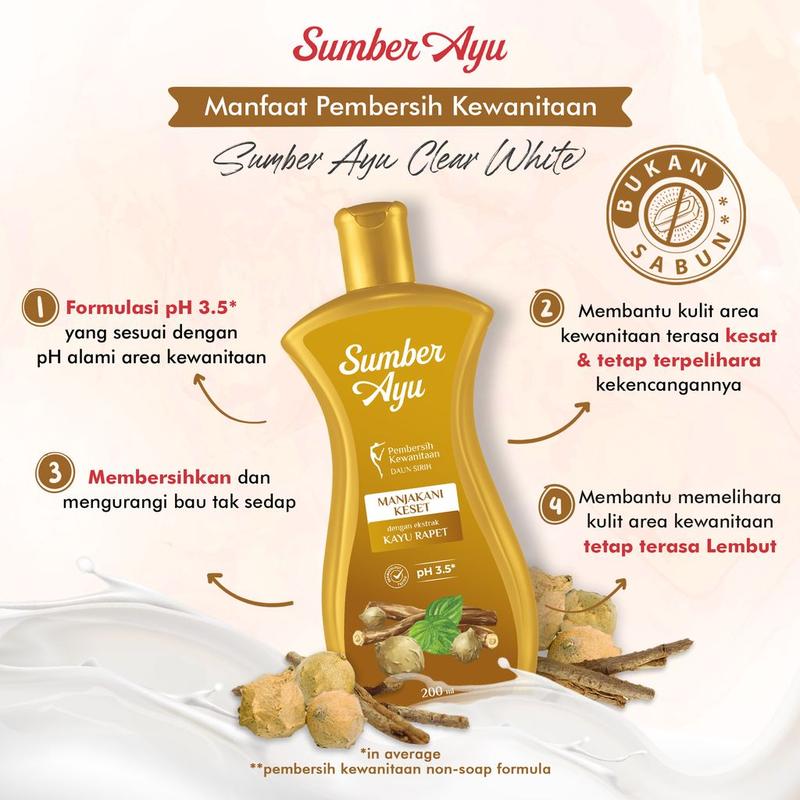 Product Introduction of Sumber Ayu 3.5 Feminine Hygiene Wash Manjakani Keset  90ml+20ml Sabun Kewanitaan 14