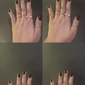 HIGH SELECT 1 Set 22 Cincin Terbuka Set Cincin Minimalis Tersedia Dalam Warna Emas Dan Perak