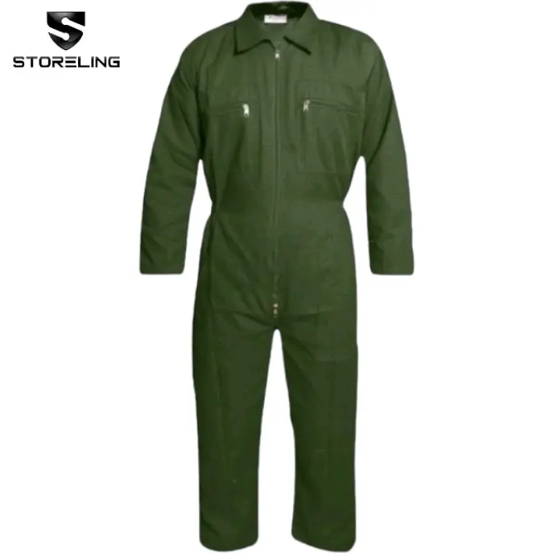 Wearpack Safety Polos - Celana Wearpack Bengkel Pria Kerja, Navy, M - Abu, Hijau Kerja Panjang Baju Seragam 3