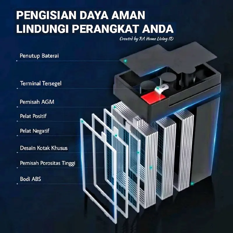 BATERAI TIMBANGAN DIGITAL 4V 4 VOLT AKI BATERAI TIMBANGAN DUDUK DIGITAL MEJA DAN LANTAI 4V4AH 4V4.5AH UNTUK SEMUA MEREK & KAPASITAS 2