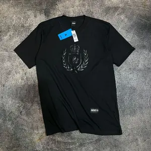 Kaos Aegrys LOGO BLACK  LIPE Casual Crewneck Pria Wanita