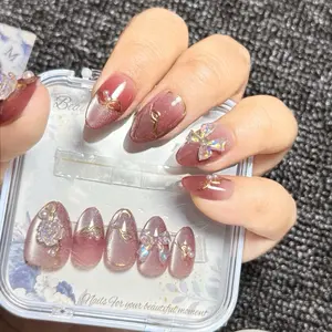 [BJ,MW,BK] KUKU NAILART WANITA CANTIK  WEDDING LAMARAN PESTA LEBARAN