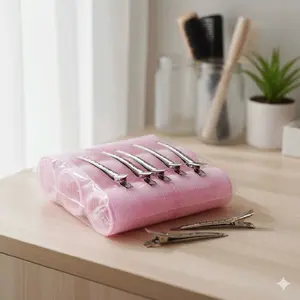 Gratis 6 Jepit!!! 6 Pcs Roll Rambut Tempel Hair Curler Hairroller Hairstyle Pengeriting Rambut Warna-warni untuk Gaya Rambut Anda Penjepit