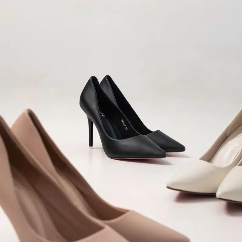 Olavis Paula doff matte high heels sepatu wanita tumit tinggi 9cm import Shoes 3