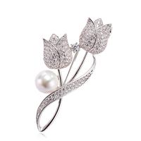 Gambar Missoofficial.id AKS2177 Bros Bunga Tulip Wanita Zircon Berkilau Aksesoris Hijab Kebaya Elegan Mewah - SILVER dari MISSOOFFICIAL.ID Kab. Tangerang 5 Tokopedia