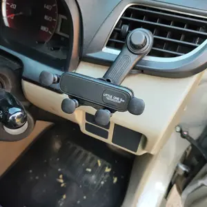 Holder HP di mobil Ventilasi Ac Mobil / Smartphone Vent Car Mount Holder mobil Holder Hp Mobil Dapat Diputar 360° Teleskopik Mini Tipe Kait