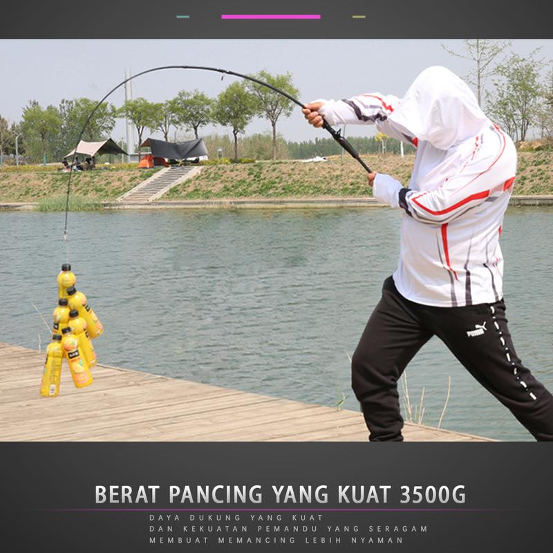 Product Introduction of HAIYI FISHING Joran Pancing 1.65m/1.8m/2.1m Fishing Rod pancing Carbon Resistansi maksimum 8KG Fishing Pole 2 Section joran fiber murah joran fishing of catch 22