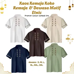 KAOS KOKO REMAJA DEWASA MOTIF ETNIC RAYA SERIES BY IMCLOTH