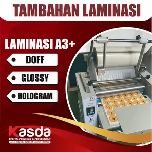 TAMBAHAN LAMINASI  HOT (Glossy,Doff,Hologram)