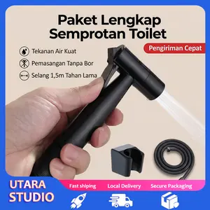 [SOLUSI AIR KECIL] Kepala Shower Mandi Super Worth It 3 Mode - High Pressure & Filter Air Bersih - Set Lengkap Selang Dudukan Terbaru 2026