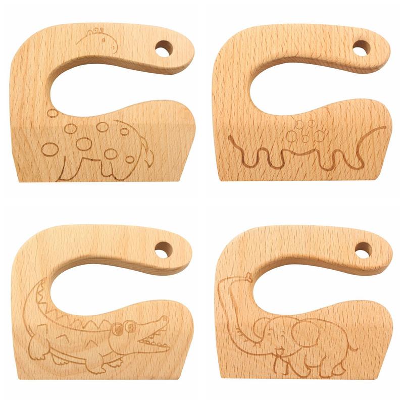 Mini Wooden Kid Knife Wooden Knife Cutting Fruit Salad Toy Kids Kitchen Tools Childrens Kitchen Tools 6