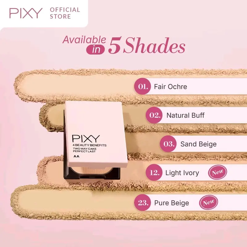 [100% ORIGINAL] NEW SHADE!!! PIXY 4BB TWO WAY CAKE PERFECT LAST - REFILL / Pixy Refill Twc Perfect Last / Pixy Bedak Powder Wajah 6