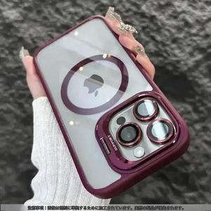 エレガントな隠しスタンド付き、MagSafe対応・磁気仕様、傷防止・落下保護のiPhoneケース（Apple iPhone 17 Pro Max／16 Pro／15／14／13 対応）