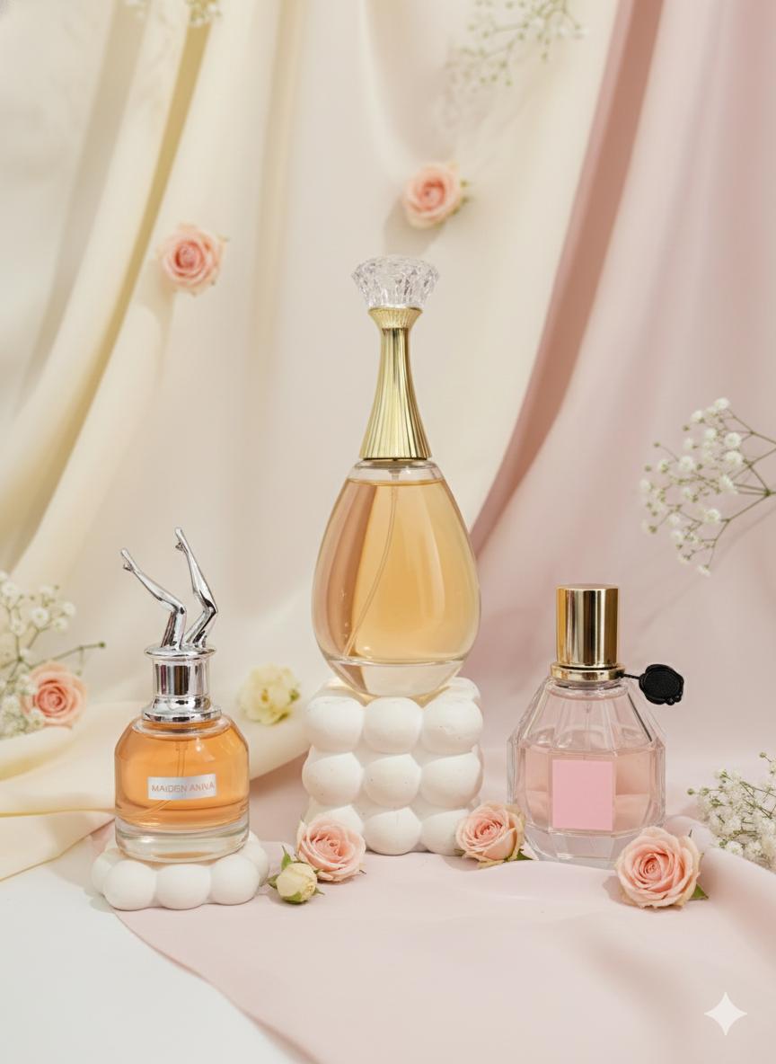 -(HANYA DI LIVE VV DAPAT)Maiden Anna Parfum Real Me J'Dorer 90ML & Charm Angle EDP 70ML & Sganoal EDP 30ML Tahan Lama Wangi Floral Aroma Manis Segar Natural untuk Wanita Parfum Tahan 8 jam Aroma Premium Alami Wanginya