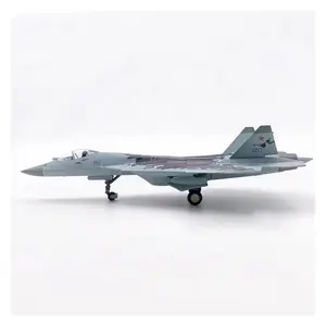 SU-57 Ornamen Aircraft Model 1:72 Pesawat Tempur Mainan