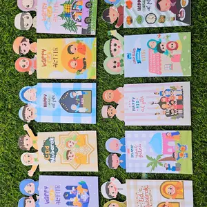 Amplop THR Lebaran Unik Seri Premium edukatif dengan Desain Karakter Lucu dan kertas tebal