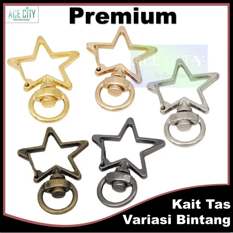 Kait Tas 1pcs Model Bintang ( HighQuality & Premium ) 3